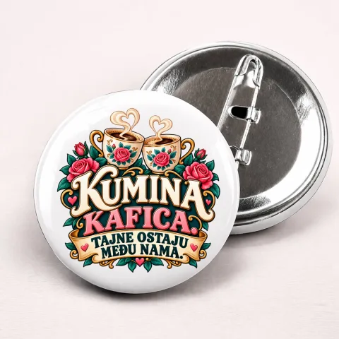 Kumina kafica. Tajne ostaju među nama - Bedževi