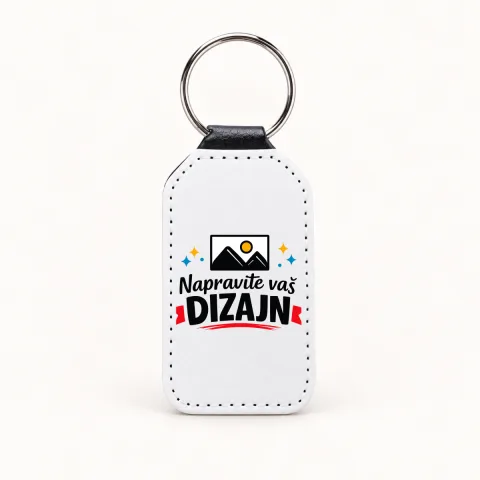 Kožni privjesak — pravougaoni