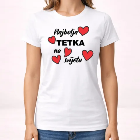 Najbolja tetka - Majica - Ženska – proizvod sa printom