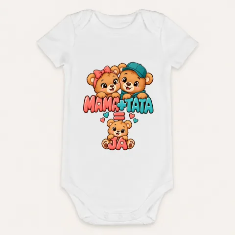 Мама + тата = ја - Беби боди