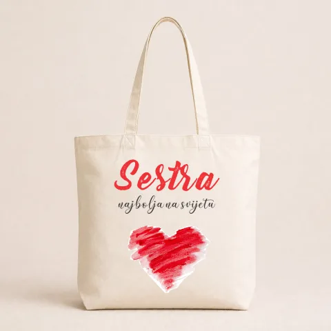 Sestra najbolja na svijetu - Pamučni ceger