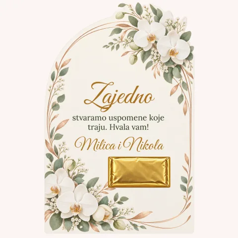 Zahvalnica · Orhideja elegancija