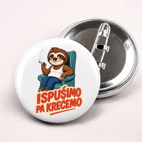 Ispušimo pa krećemo - Bedževi