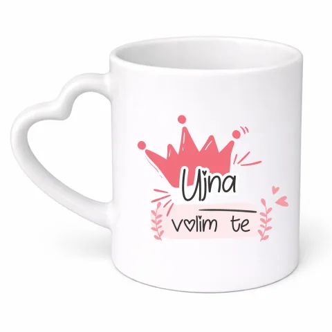 Ујна волим те - Шоља срце