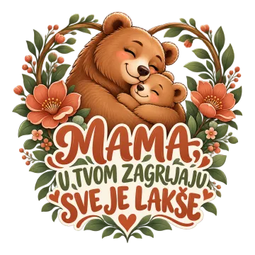 Mama, u tvom zagrljaju sve je lakše na proizvodu