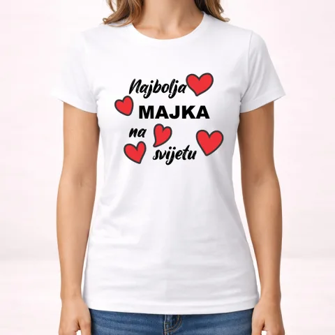 Najbolja majka na svijetu - Majica - Ženska – proizvod sa printom