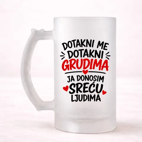Dotakni me dotakni grudima 1 - Krigla – proizvod sa printom