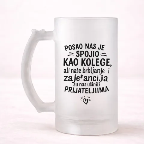 Posao nas je spojio kao kolega ali nase brbljanje i zajebancija - Krigla