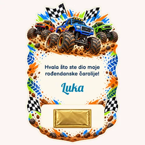 Zahvalnica · Monster truck proslava