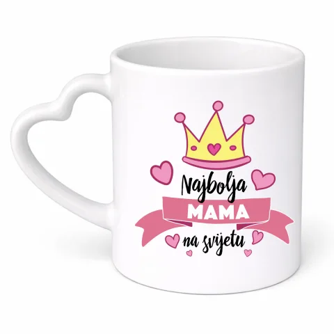 Najbolja mama na svijetu - Šolja srce
