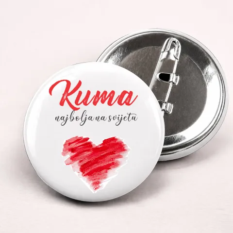 Kuma najbolja na svijetu - Bedževi