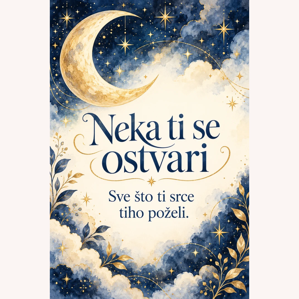 Čestitka · Neka ti se ostvari – prikaz izdelka