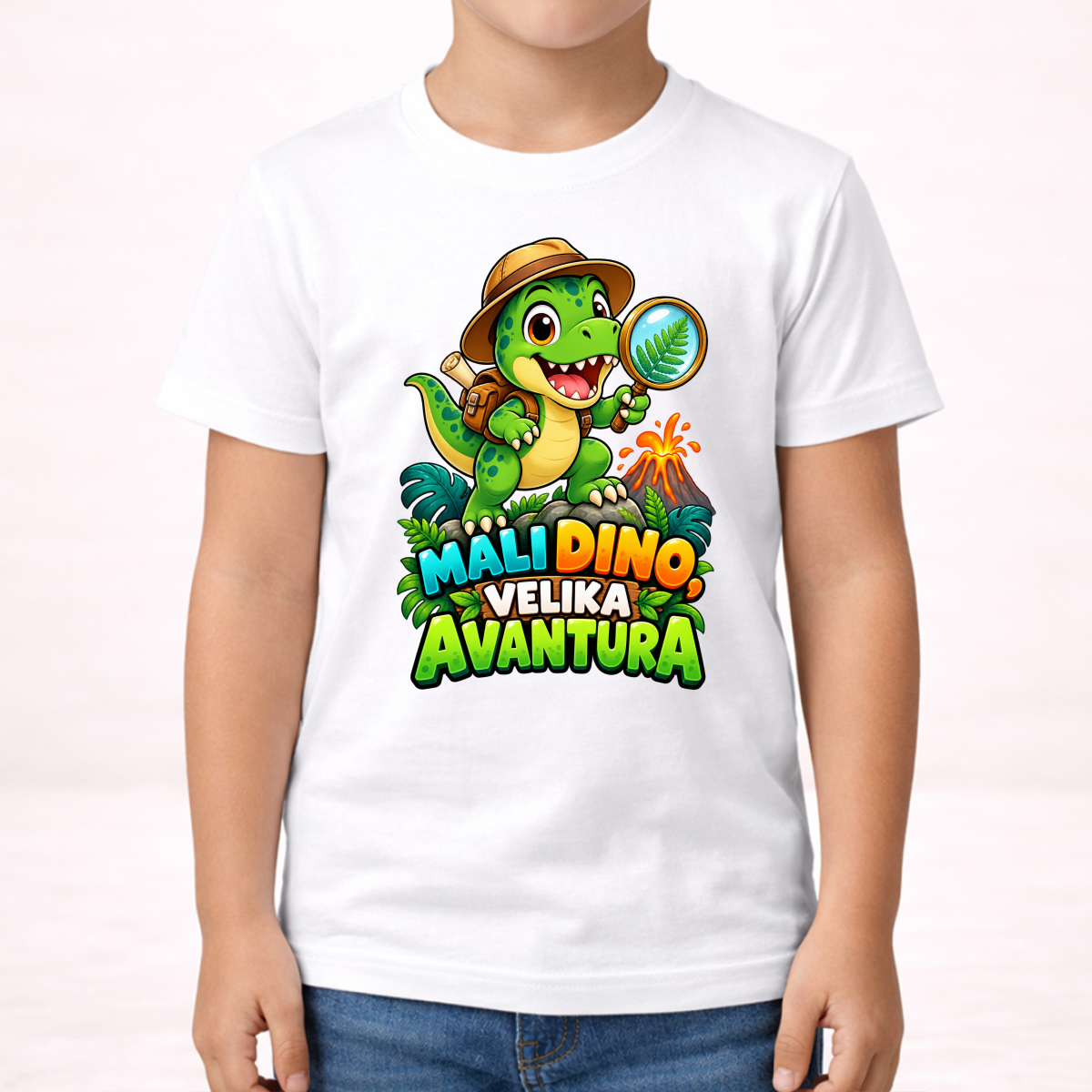 Mali dino, velika avantura - Majica - Dječija – prikaz izdelka