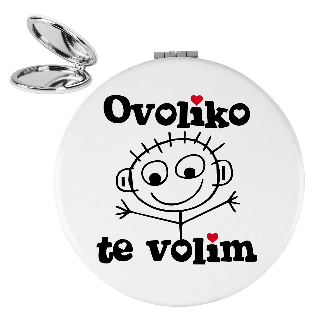 Ovoliko te volim - On - Ogledalce – prikaz proizvoda