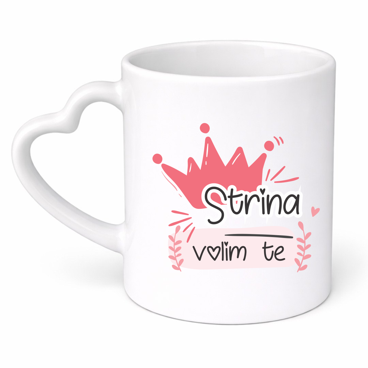 Strina volim te - Šolja srce – prikaz proizvoda