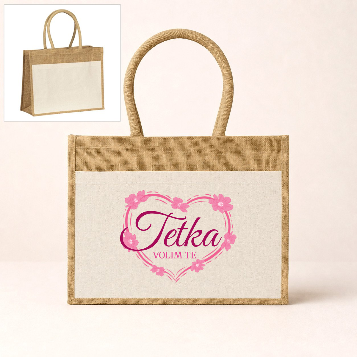 Tetka volim te! - Torba Caramel – prikaz proizvoda