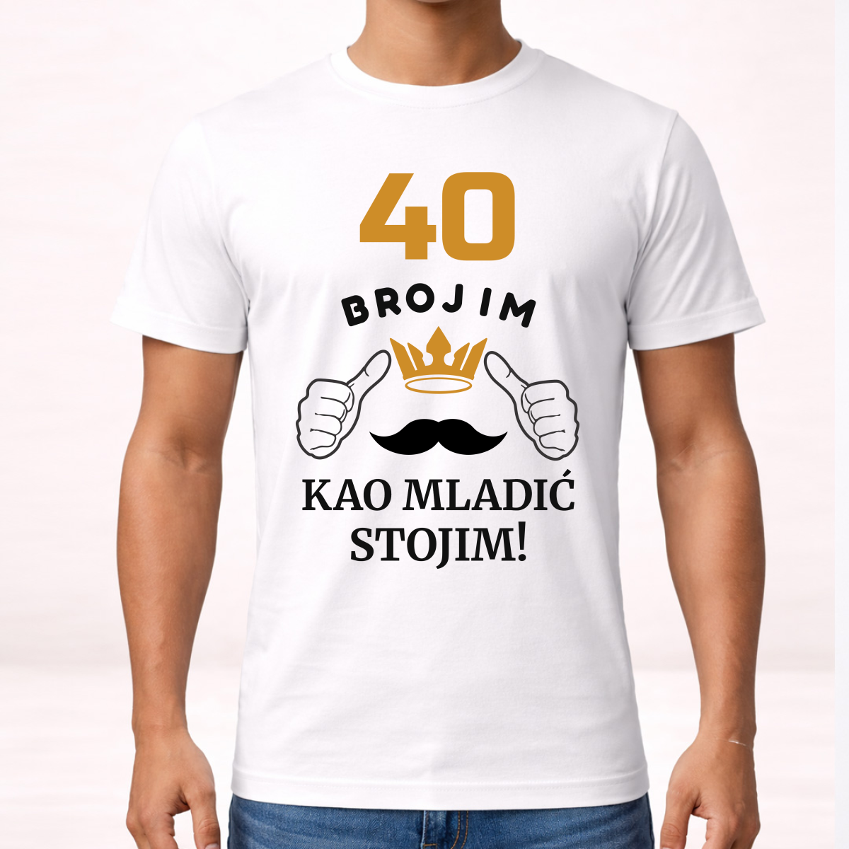 XX brojim kao mladić stojim - Majica – prikaz proizvoda